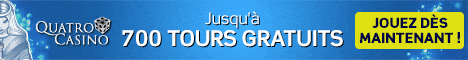 Quatro Casino 700 tours gratuits